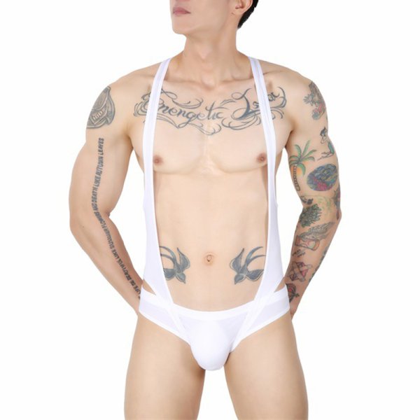 (image for) Super Sexy Men One-piece Ice Silk Assless Underwear