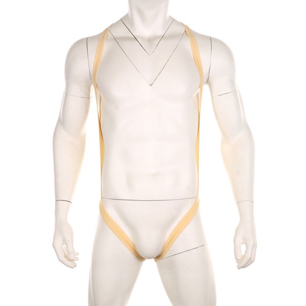 (image for) Super Sexy Men One-piece Ice Silk Assless Underwear