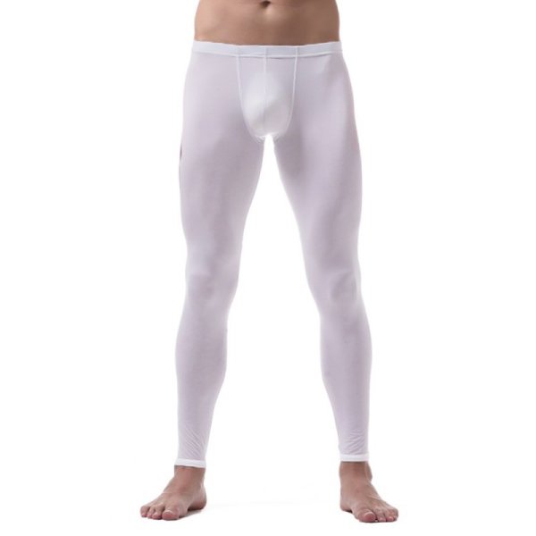 (image for) Men Ice Silk Pajama Pants Soft Underwears