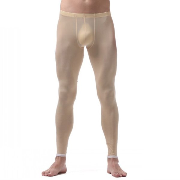 (image for) Men Ice Silk Pajama Pants Soft Underwears