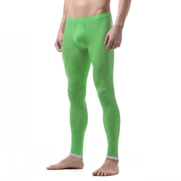 (image for) Men Ice Silk Pajama Pants Soft Underwears