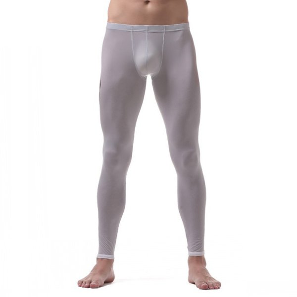 (image for) Men Ice Silk Pajama Pants Soft Underwears