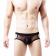 (image for) Multi-colored Hollowed-out Mesh Assless Panty For Men