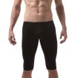 (image for) Men Hot Ice Silk Elastic Fifth Pants