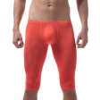 (image for) Men Hot Ice Silk Elastic Fifth Pants