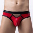 (image for) Hot Patent Leather Hollowed-out Mankini