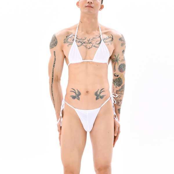 (image for) New Sexy Mankini Bandaged Bra And Panty