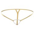 (image for) Men Thin Strap T-back With Silicone Ring