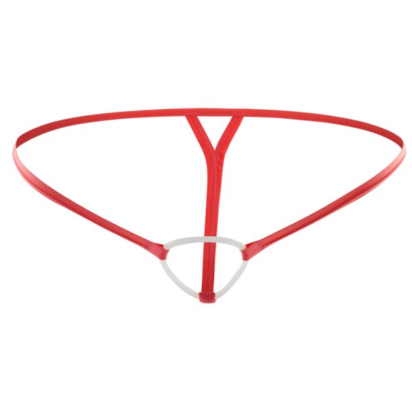 (image for) Men Thin Strap T-back With Silicone Ring