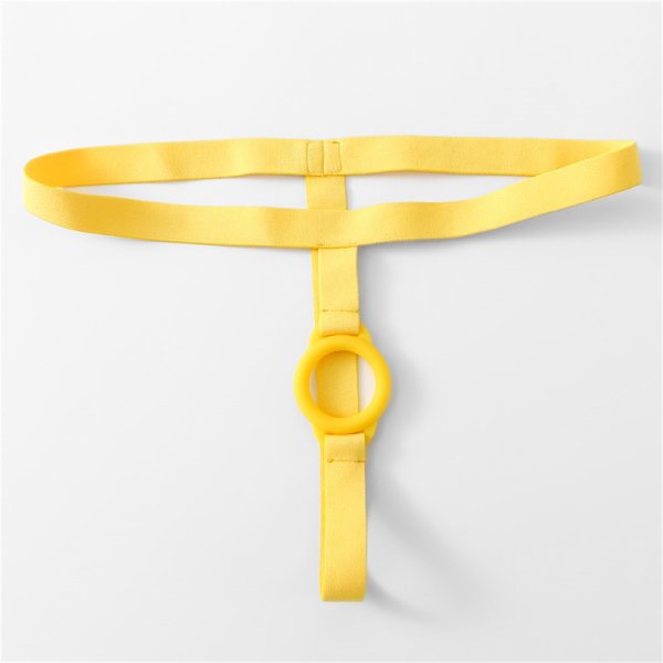 (image for) Men Simple Lasting Delay T-back With Silicone Ring