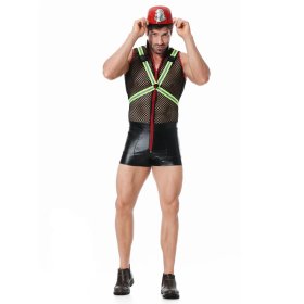 Men Firefighters Role Playing Costumes