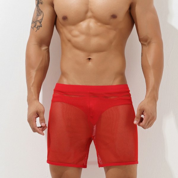 (image for) Fashion Men Hot Breathable Mesh Boxers Underwears