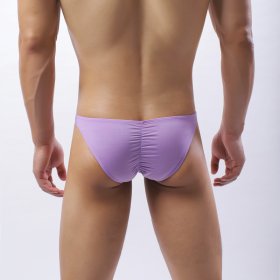 Powerful High-elastic Young Men Back Plicated Panty