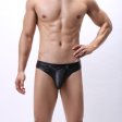 (image for) Men Night Club Patent Leather T-back Briefs