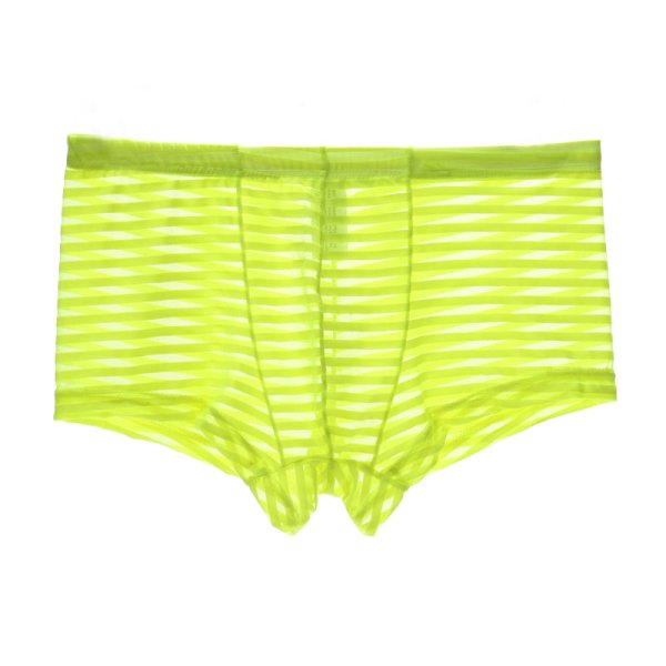 (image for) Fashion Men Transparent Striped Boxers