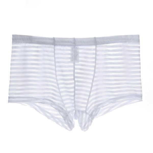 (image for) Fashion Men Transparent Striped Boxers