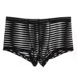 (image for) Fashion Men Transparent Striped Boxers