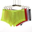 (image for) Fashion Men Transparent Striped Boxers