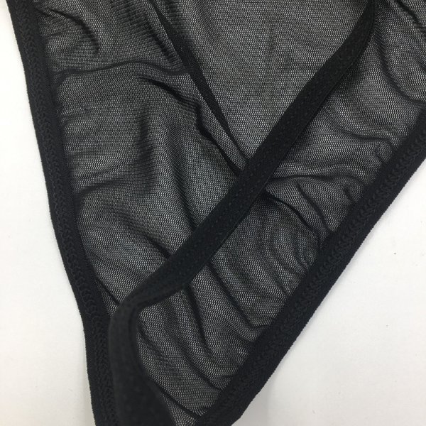 (image for) Men See-through Mesh Bellyband One-piece Suit