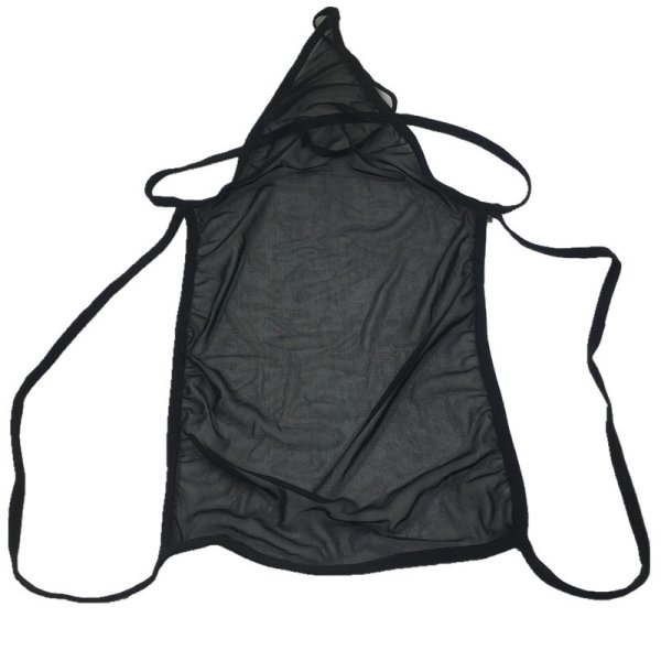 (image for) Men See-through Mesh Bellyband One-piece Suit