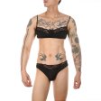(image for) New Men's Gay Lace Bra And Panty Suit