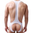 (image for) Men's Breathable Hollowed-out Mesh One-piece Suit