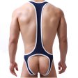 (image for) Men's Breathable Hollowed-out Mesh One-piece Suit