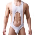 (image for) Men's Breathable Hollowed-out Mesh One-piece Suit