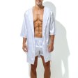 (image for) Sexy Bandaged Relaxed Bathrobe For Men