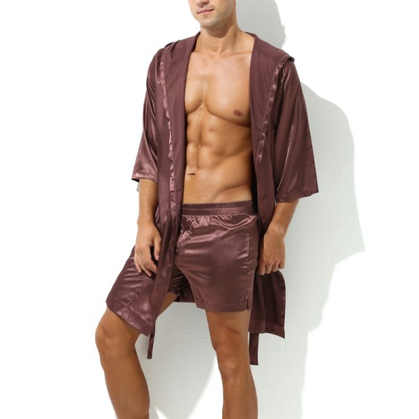 (image for) Sexy Bandaged Relaxed Bathrobe For Men