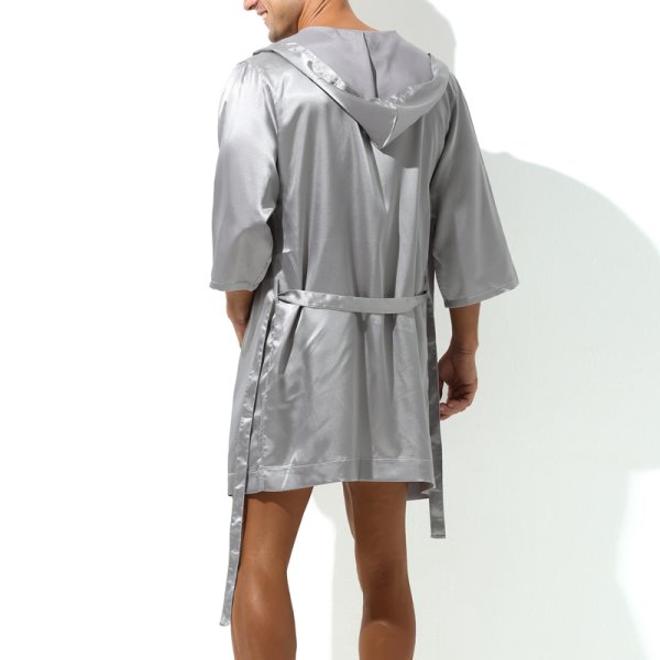 (image for) Sexy Bandaged Relaxed Bathrobe For Men
