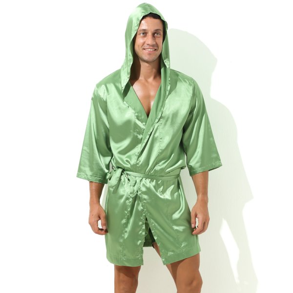 (image for) Sexy Bandaged Relaxed Bathrobe For Men