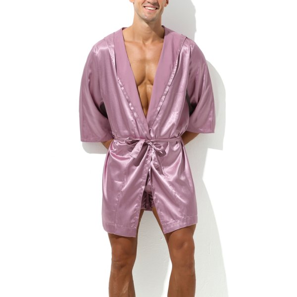 (image for) Sexy Bandaged Relaxed Bathrobe For Men