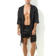 (image for) Sexy Bandaged Relaxed Bathrobe For Men
