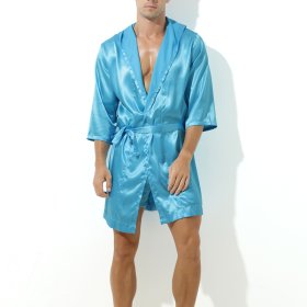 Sexy Bandaged Relaxed Bathrobe For Men