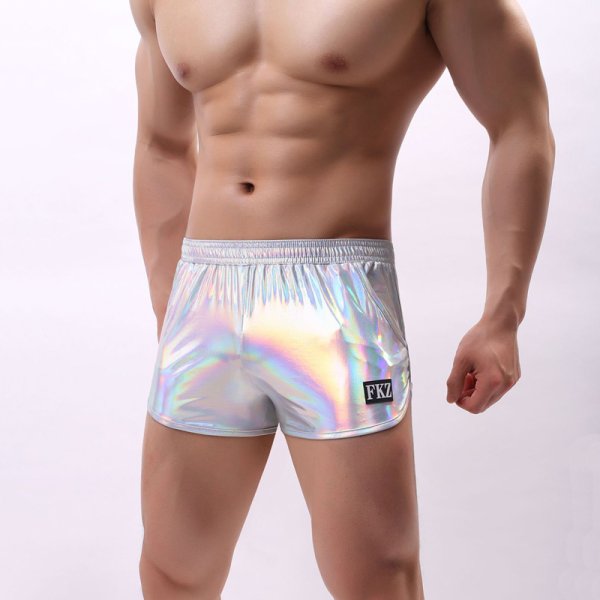 (image for) Strong Men's Hot Stamping Patent Leather Boxers