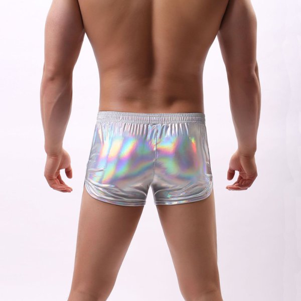 (image for) Strong Men's Hot Stamping Patent Leather Boxers