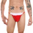 (image for) Men's Christmas Sexy Fluff T-back