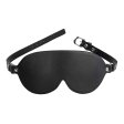 (image for) Men's Adjustable Faux Leather Blindfold With Collar
