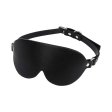 (image for) Men's Adjustable Faux Leather Blindfold With Collar