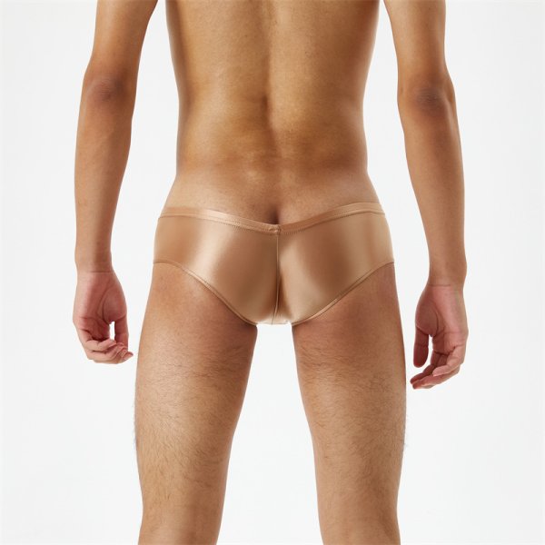 (image for) Sexy High-elastic Smooth Glossy Panty For Men