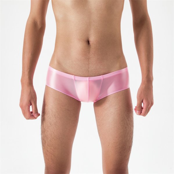 (image for) Sexy High-elastic Smooth Glossy Panty For Men