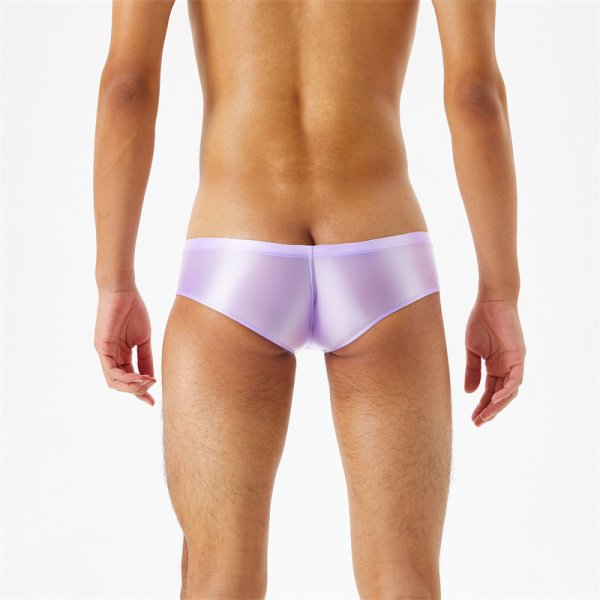 (image for) Sexy High-elastic Smooth Glossy Panty For Men