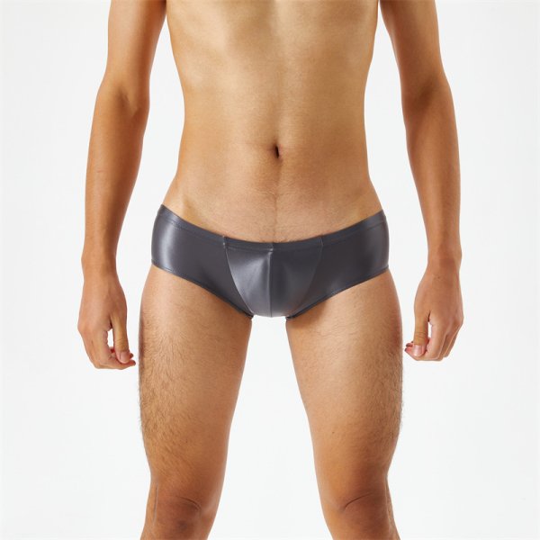 (image for) Sexy High-elastic Smooth Glossy Panty For Men