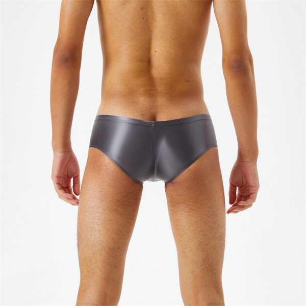(image for) Sexy High-elastic Smooth Glossy Panty For Men