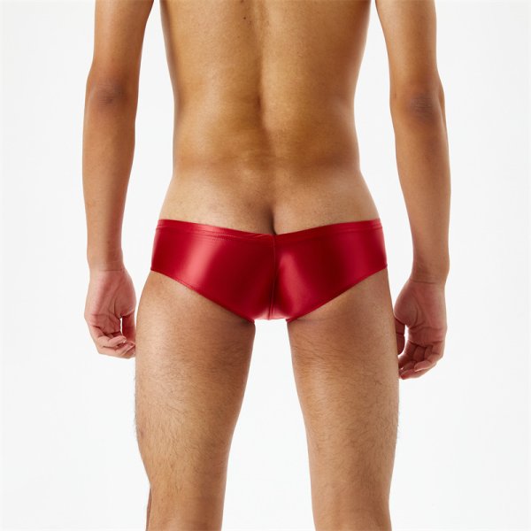 (image for) Sexy High-elastic Smooth Glossy Panty For Men