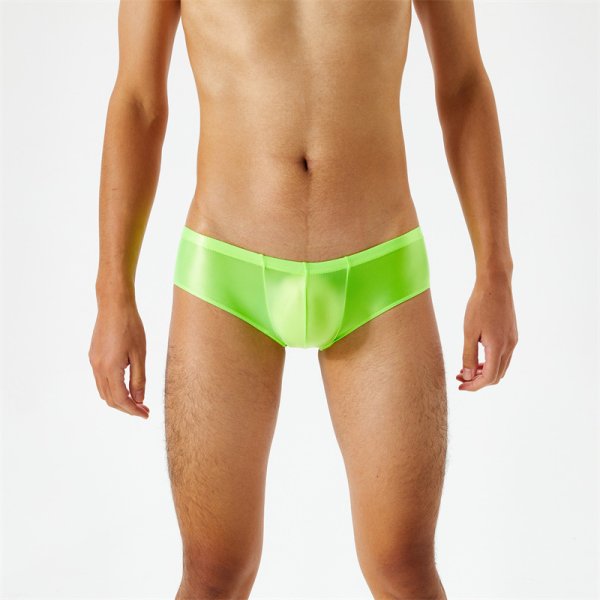 (image for) Sexy High-elastic Smooth Glossy Panty For Men