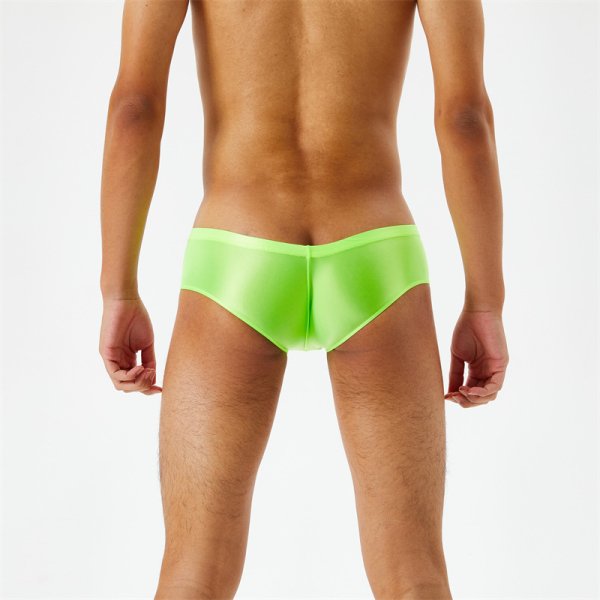 (image for) Sexy High-elastic Smooth Glossy Panty For Men