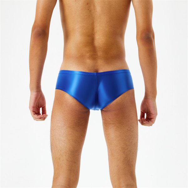 (image for) Sexy High-elastic Smooth Glossy Panty For Men
