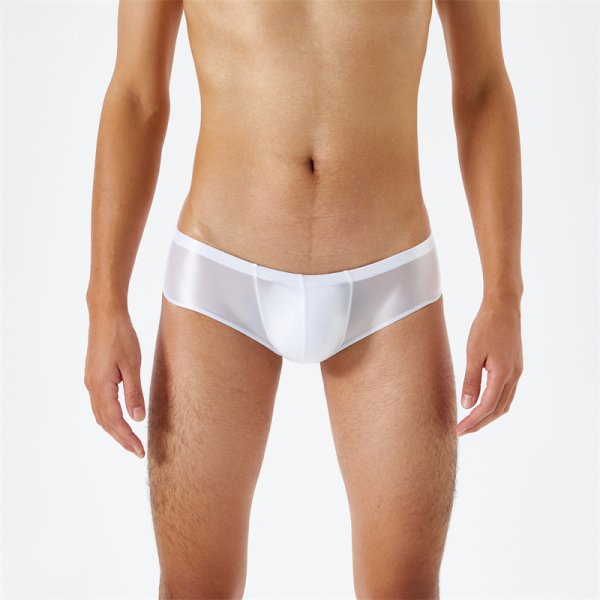 (image for) Sexy High-elastic Smooth Glossy Panty For Men